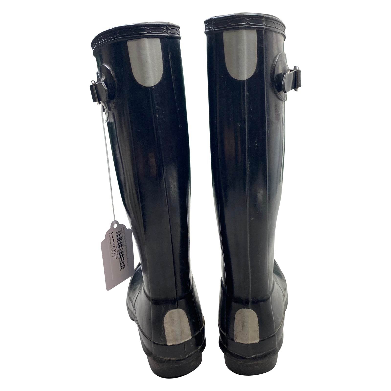 Hunter Original Tall Rain Boot  in Black - Women&#39;s 5