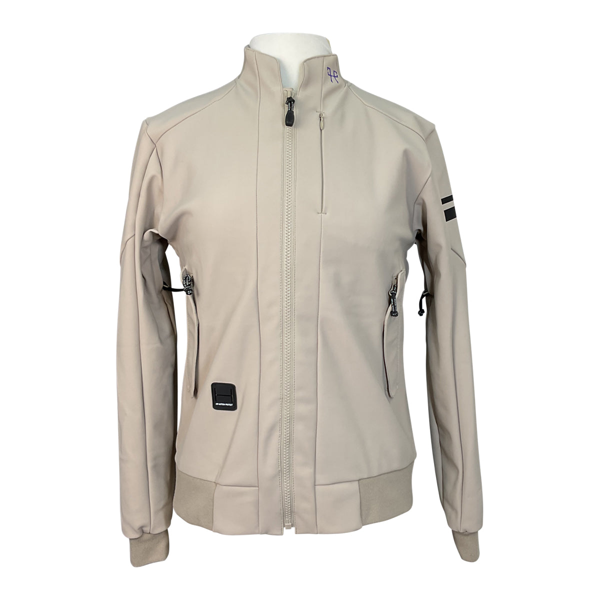 Horse Pilot Airbag Compatible Bomber Jacket in Sand