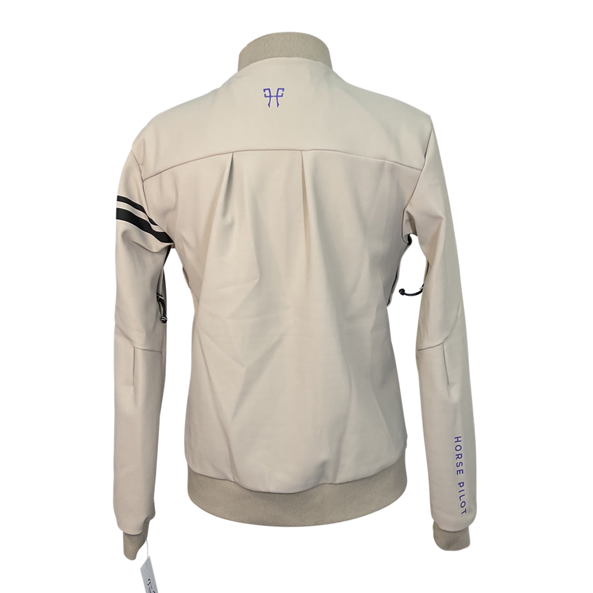 Horse Pilot Airbag Compatible Bomber Jacket in Sand