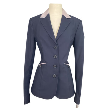 Equiline 'Karen' Competition Jacket in Navvy/Lilac 