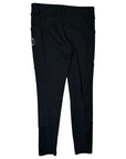 Free Ride Equestrian Softshell Full Grip Tights in Black