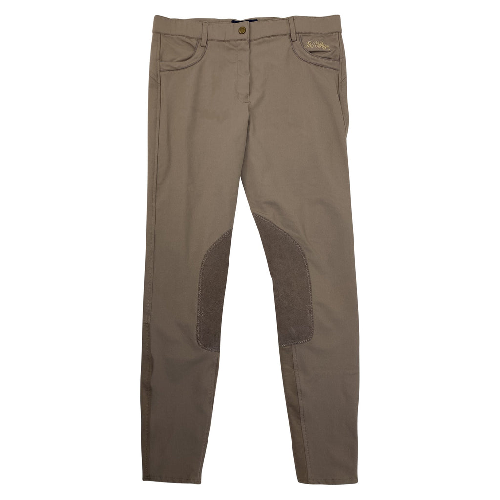 B Vertigo Knee Patch Breeches in Deep Taupe - Women's 28R