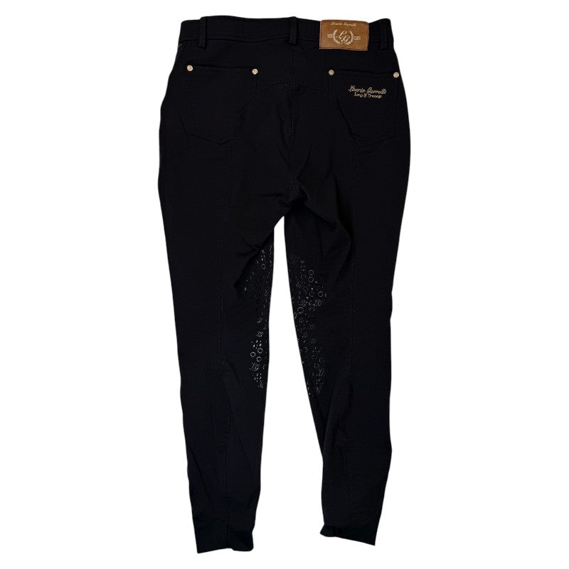Lauria Garrelli Knee Patch Breeches in Black