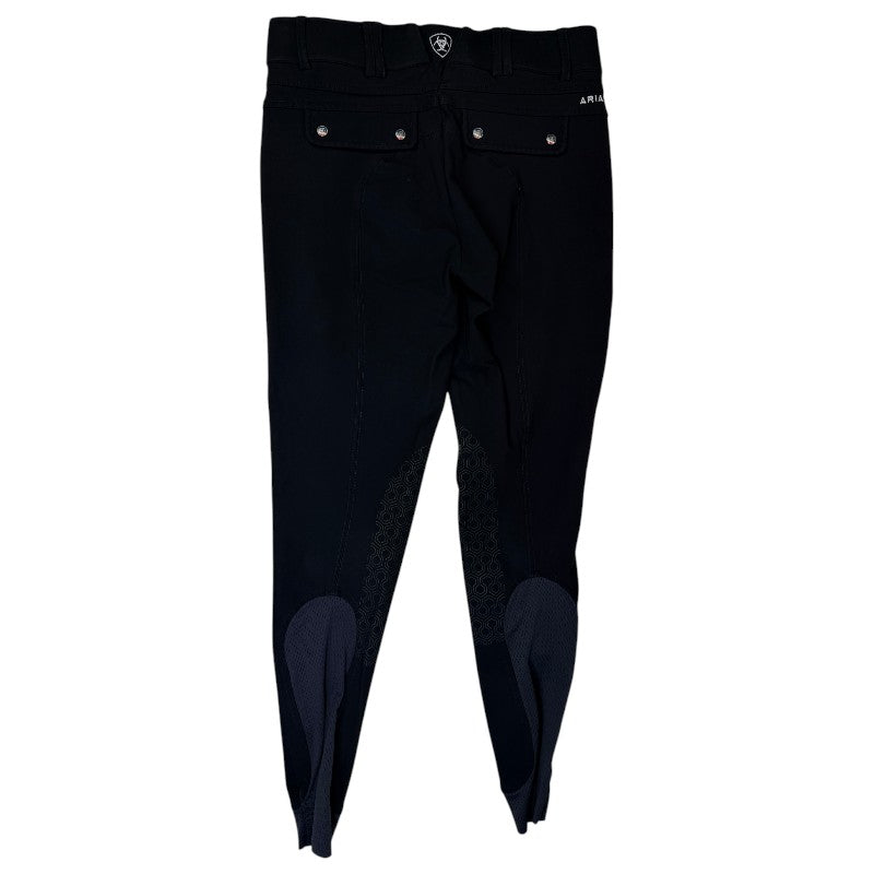 Ariat 'Tri Factor' Knee Patch Breeches in Black