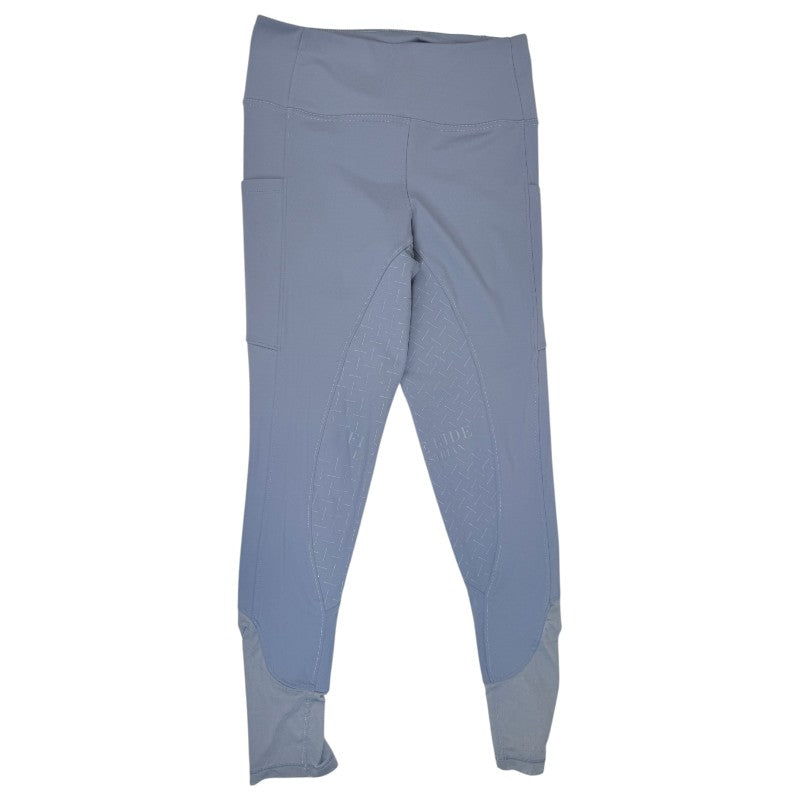 Free Ride 'Define' Full Seat Tights in Steel Blue