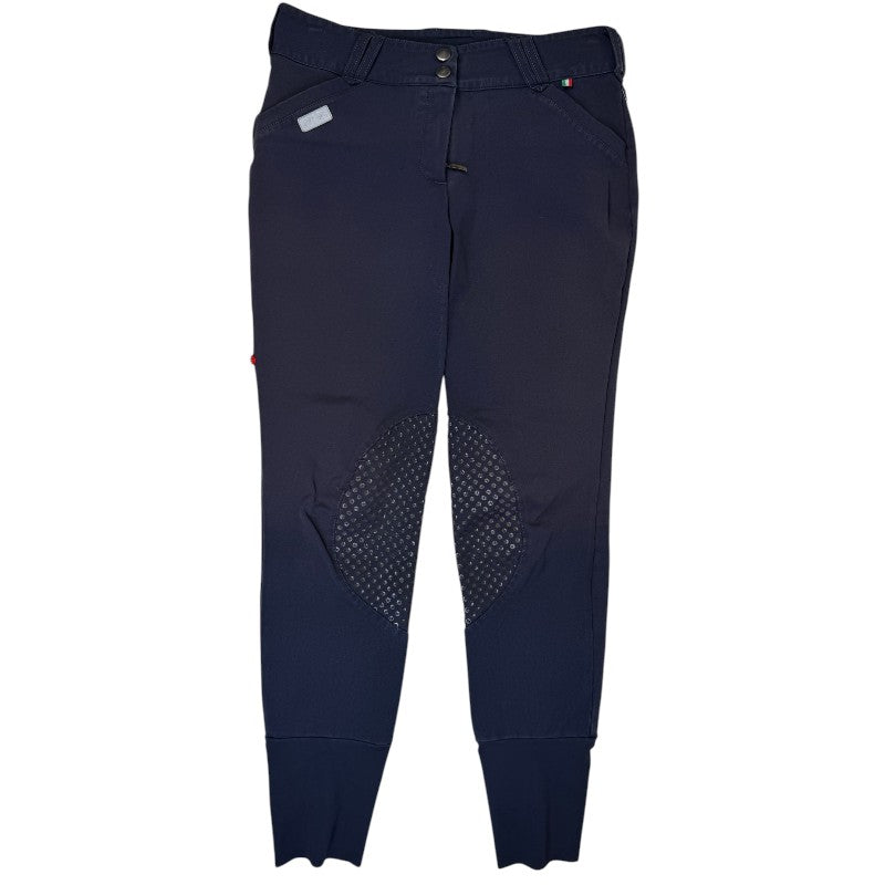 For Horses Knee Patch Breech in Navy