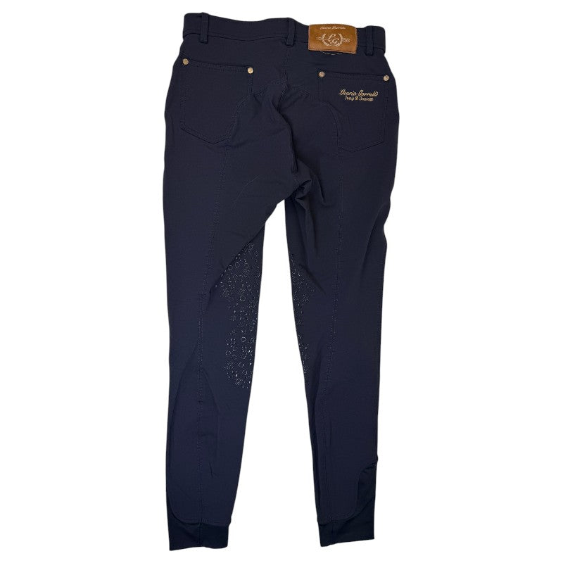 Lauria Garrelli Knee Patch Breeches in Navy