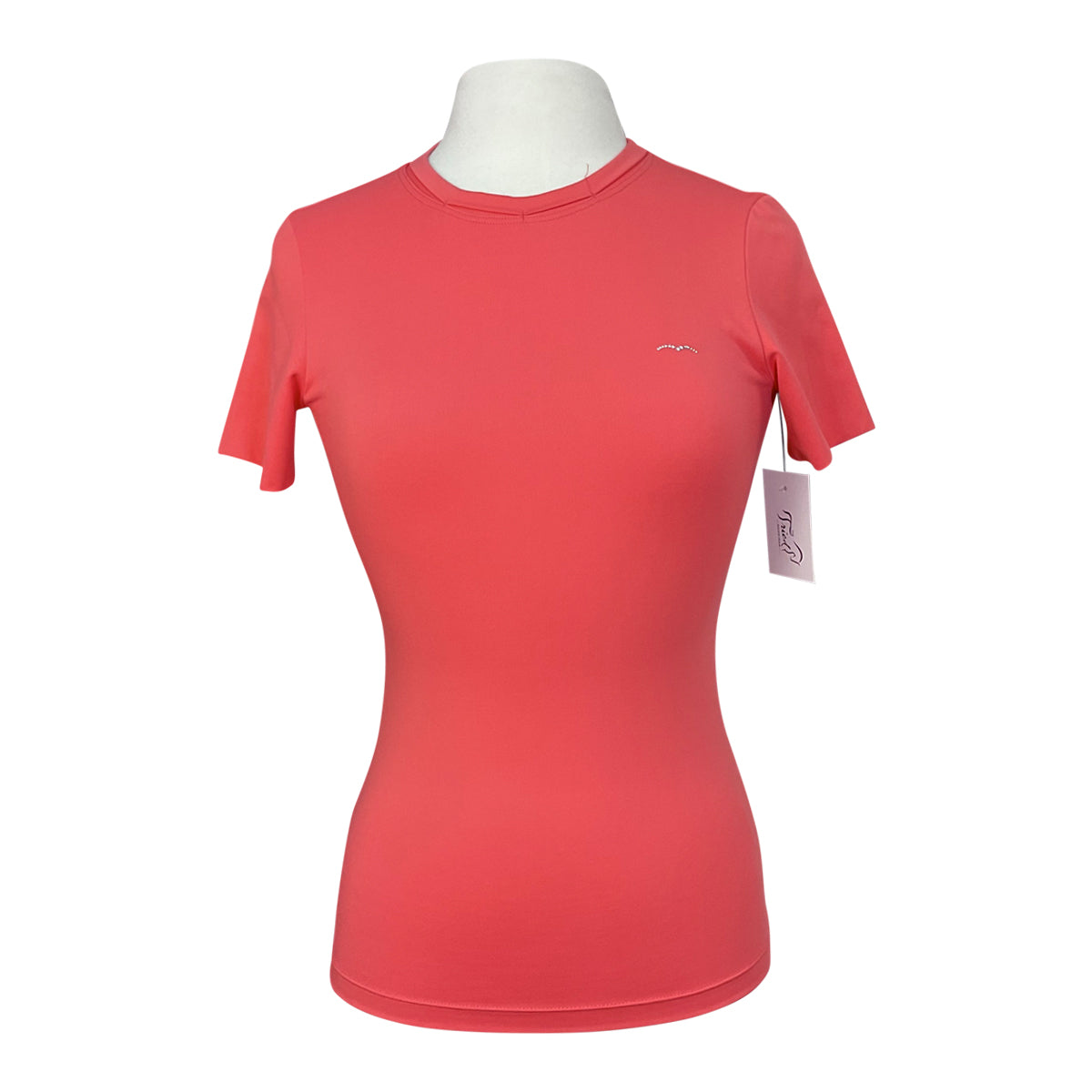 Animo 'Fibi' Short Sleeve T-Shirt in Corallo