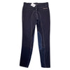 Back of Romfh Knee Patch Breeches in Navy