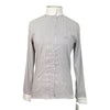 Winston Equestrian 'Paris' Long Sleeve Show Shirt in Blue/White Pinstripe