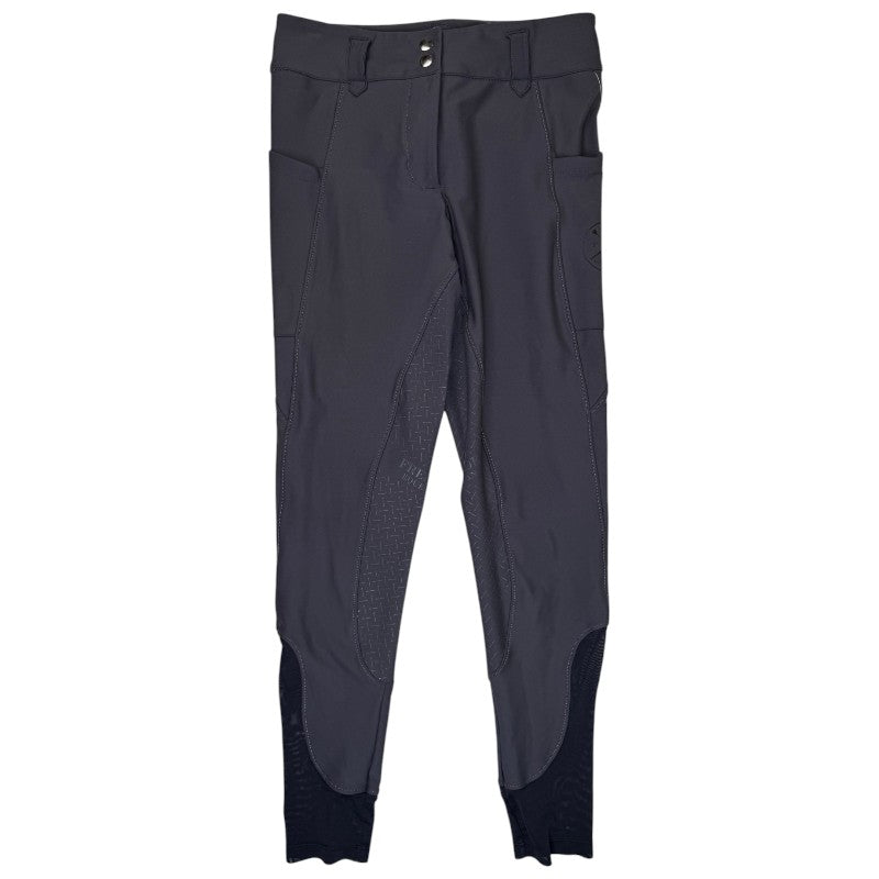 Free Ride Equestrian 'Lux' Breeches in Charcoal