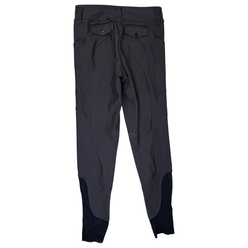 Free Ride Equestrian 'Lux' Breeches in Charcoal