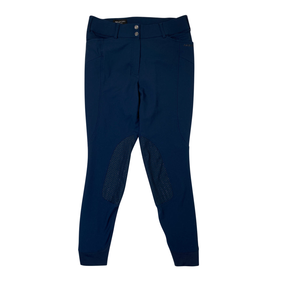 Ariat 'Prelude' Knee Patch Breeches in Navy