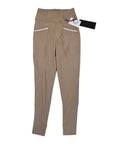 Maximilian Equestrian 'Pro' Knee Grip Tights in Beige