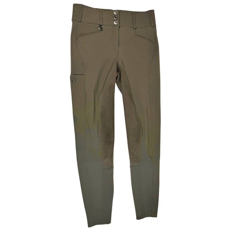 Pikeur 'New Candela' Full Seat Breeches in Dirty Sage