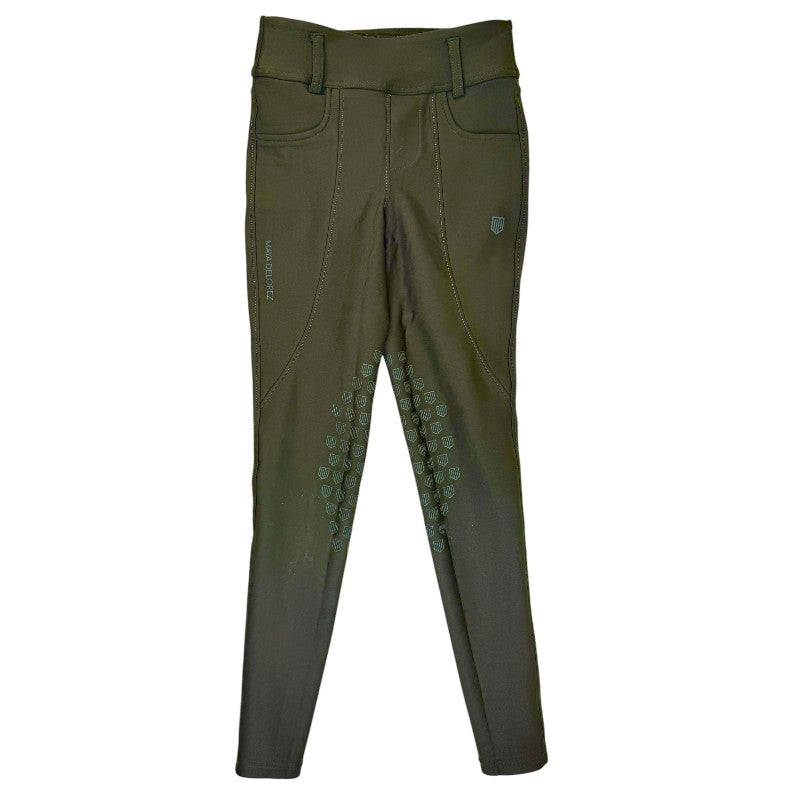Maya Delorez Performance Full Seat Tights in Forest Green