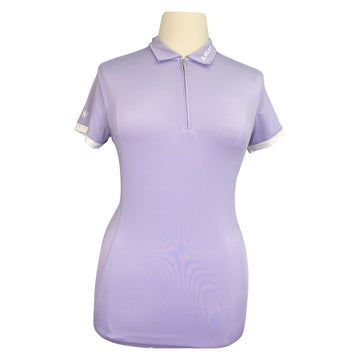 Ariat Perforated Polo in Lavender