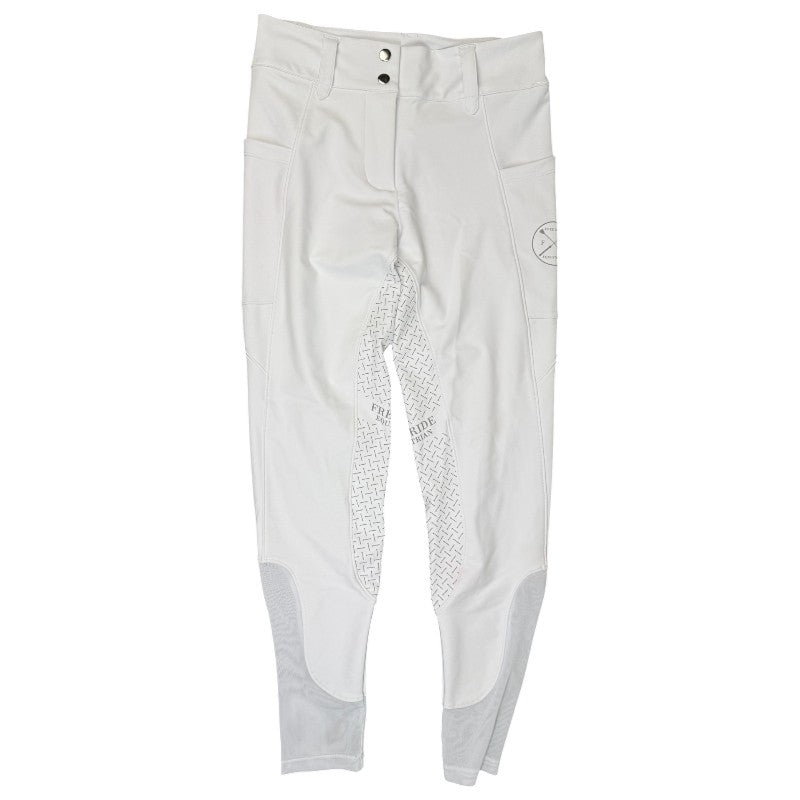 Free Ride Equestrian 'Lux' Breeches in White