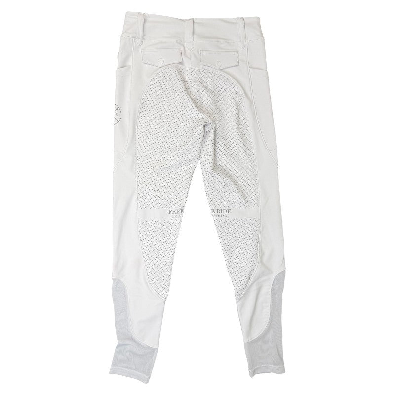 Free Ride Equestrian 'Lux' Breeches in White