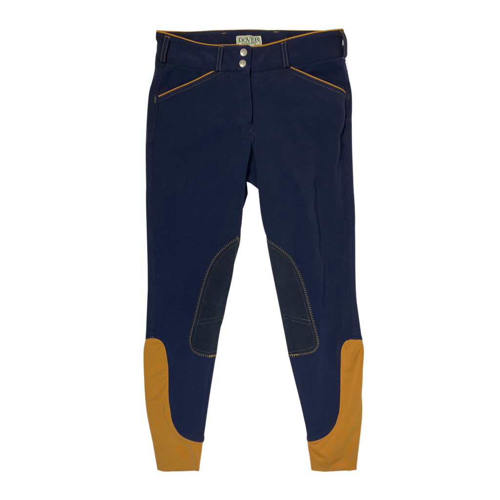Dover Saddlery 'Wellesley' Breech in Blue/Papaya - Women's 28