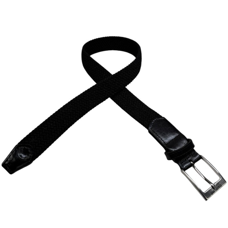 Equiline Woven Elastic Belt in Black