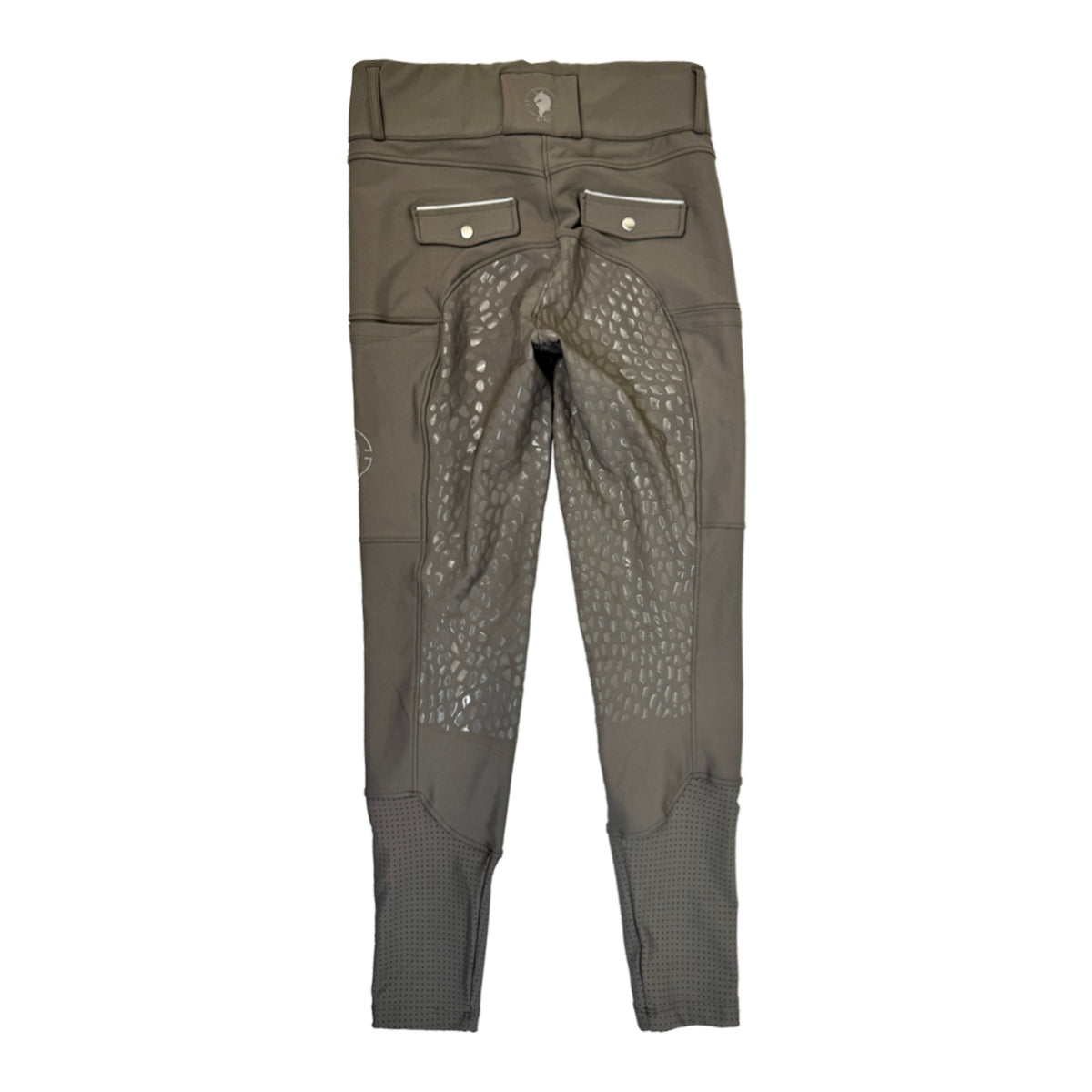 Sync Equestrian 'Venom' Full Seat 2.0 Tights in Steel 