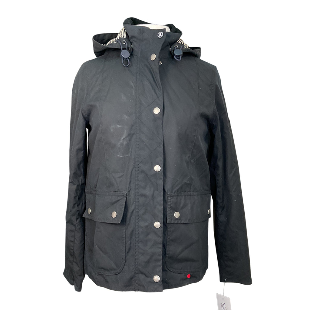 Barbour 'Godrevy' Wax Jacket in Black - Women's 6 (Small)