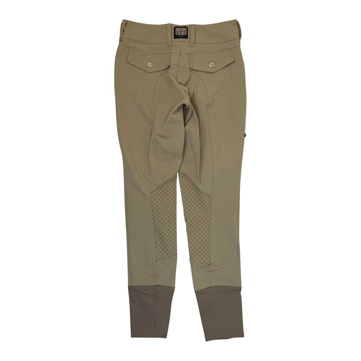 For Horses Knee Patch Breech in Tan