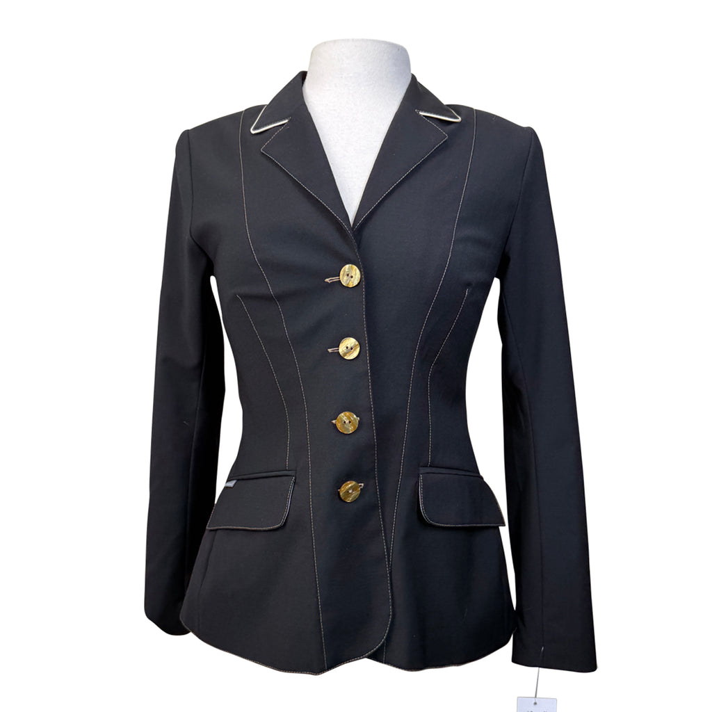 Winston Contrast Show Jacket in Black/Tan/Champagne