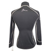 LeMieux 1/4 Zip Long Sleeve Base Layer in Black/Grey