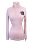 Asmar Equestrian 1/4 Zip Shirt in Pink