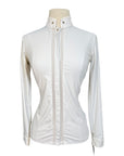 Dada Sport 'Venezia' Long Sleeve Show Shirt in White 