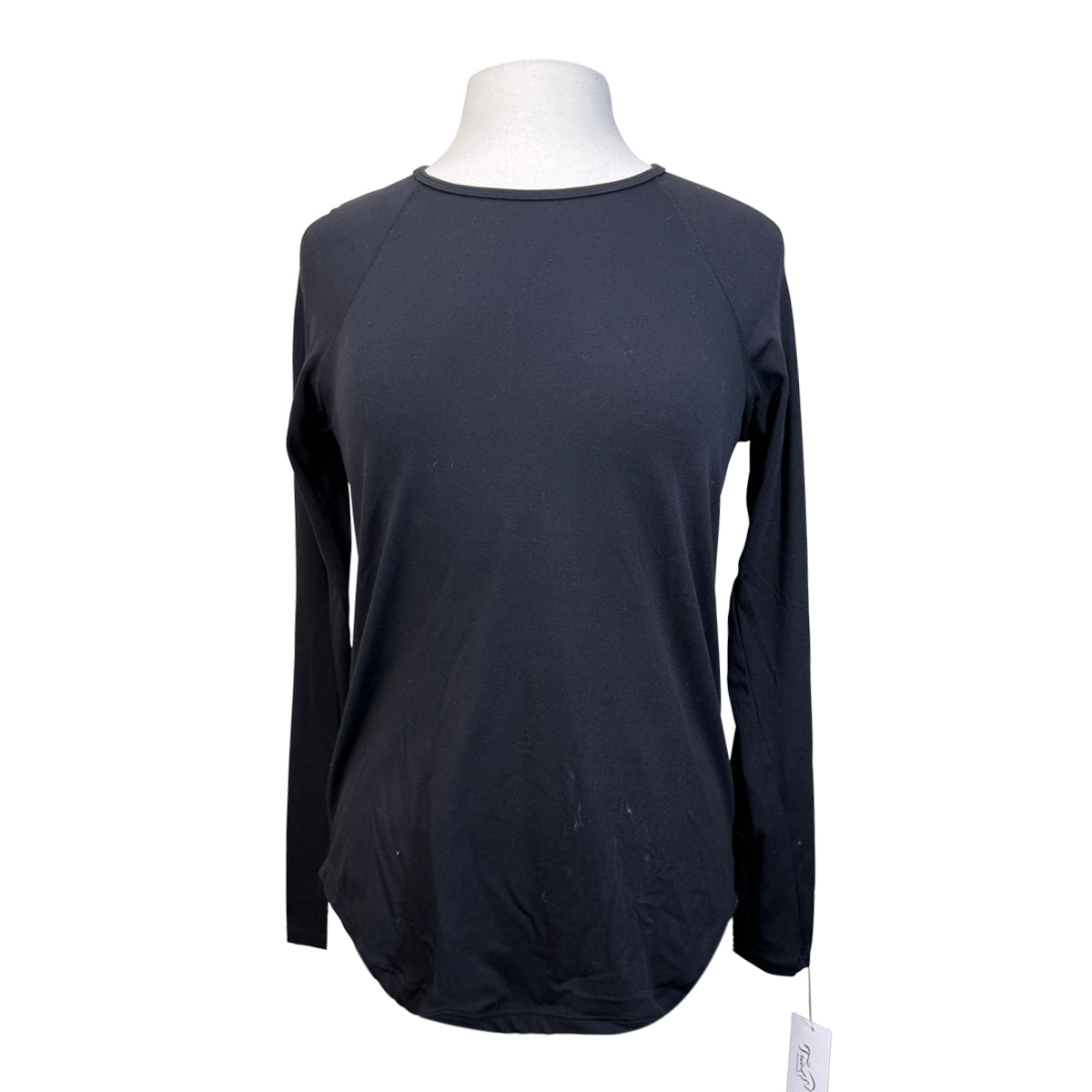 TKEQ Essential Relaxed Long Sleeve Top in Black