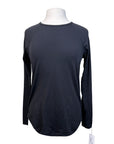 TKEQ Essential Relaxed Long Sleeve Top in Black