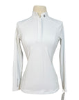 Maya Delorez 'Emilia' Competition Air Mesh Top in White