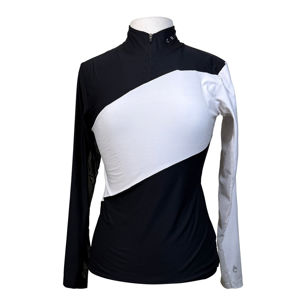 Criniēre 'Sophie' Schooling Top in Black/White