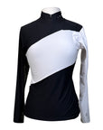 Criniēre 'Sophie' Schooling Top in Black/White