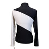Criniēre 'Sophie' Schooling Top in Black/White