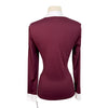 Halter Ego 'Elyse' Competition Shirt  in Bordeaux