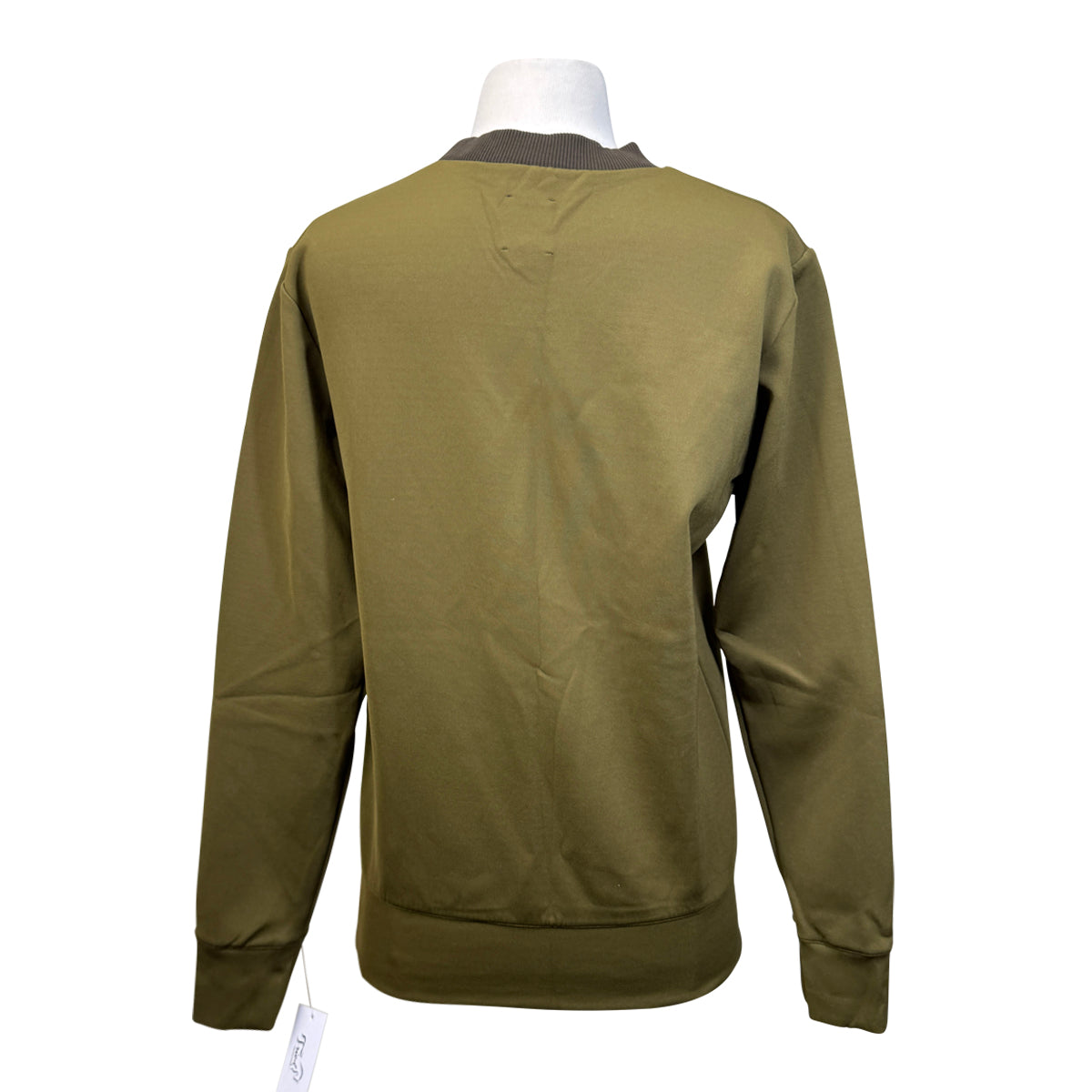 Dada Sport 'Alcazar' Technical Crewneck Sweatshirt in Olive - Women's XS