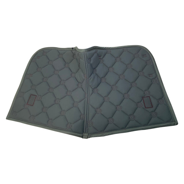 Equestrian Stockholm Dressage Saddle Pad in Wild Rose - Full