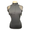 Arista Sleeveless Sunshirt in Black/Snakeskin