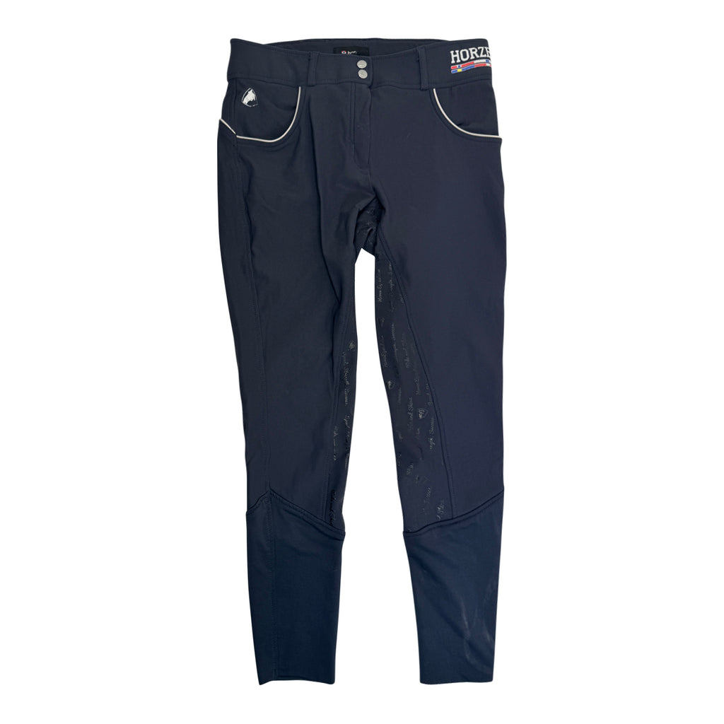 Horze 'Grand Prix' Full Seat Breeches in Navy