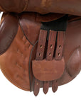 County 'Conquest' Jump Saddle in Cognac