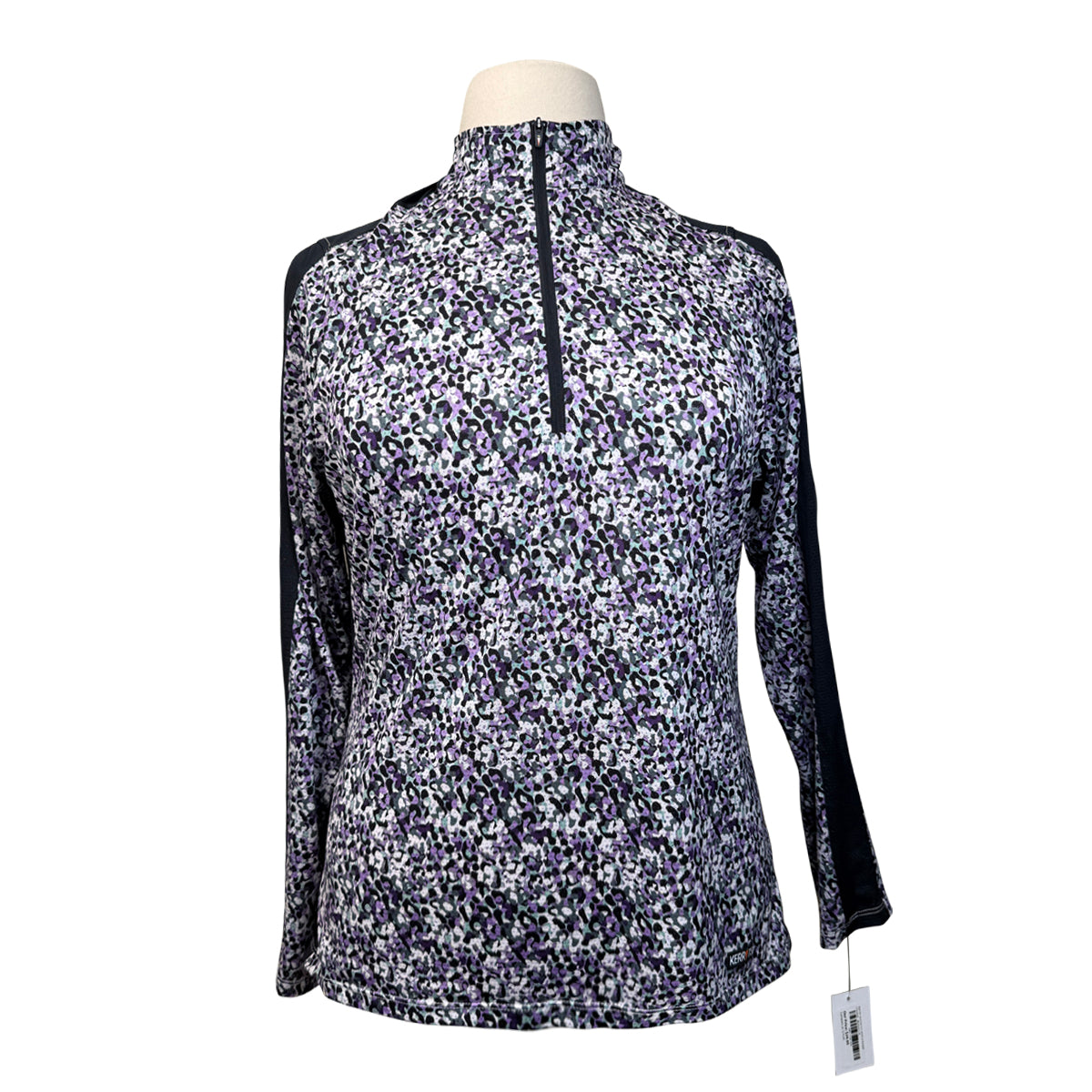 Kerrits 'Aire Ice Fil' Shirt in Purple Cheetah