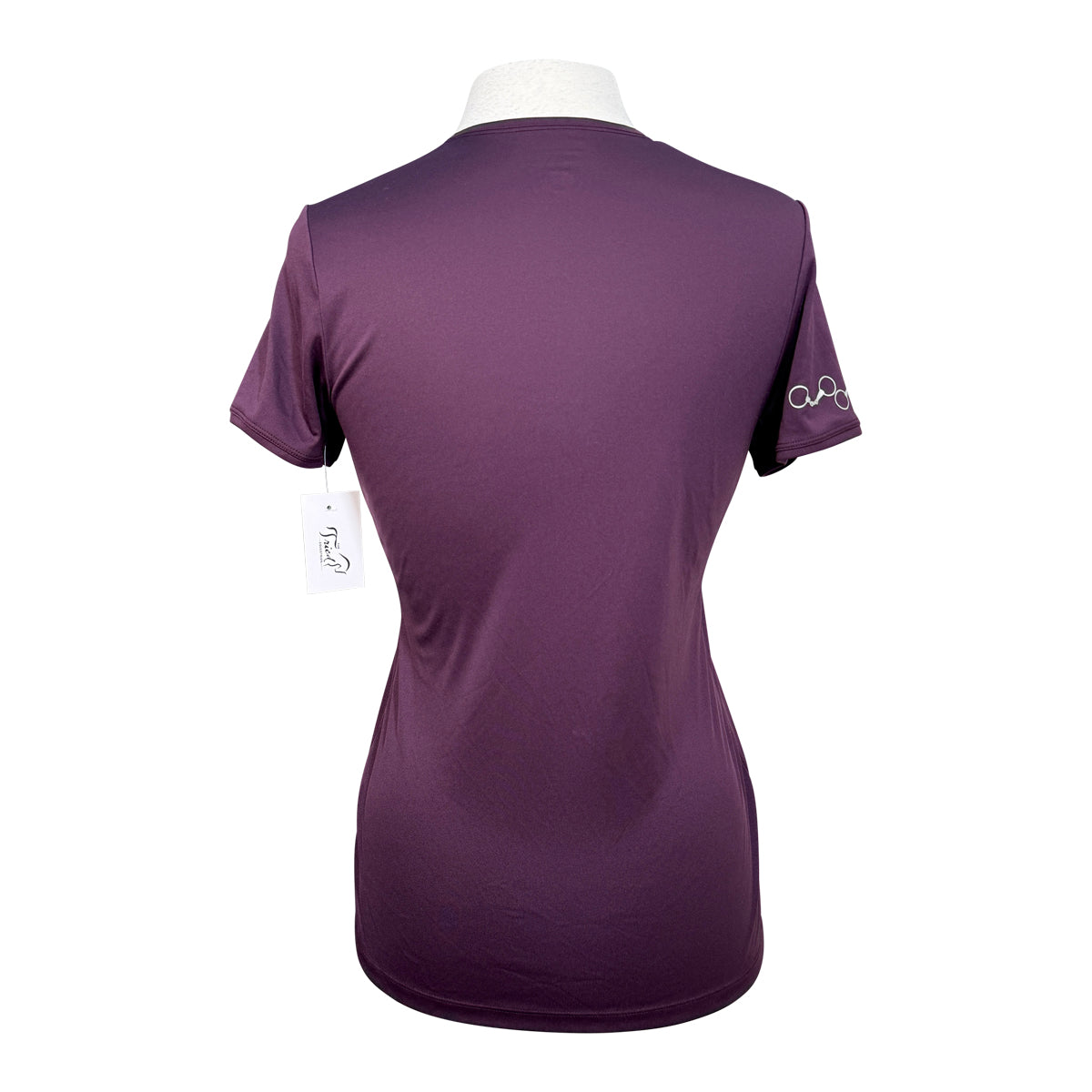 Arista 'Sublime' V-Neck Tee in Plum