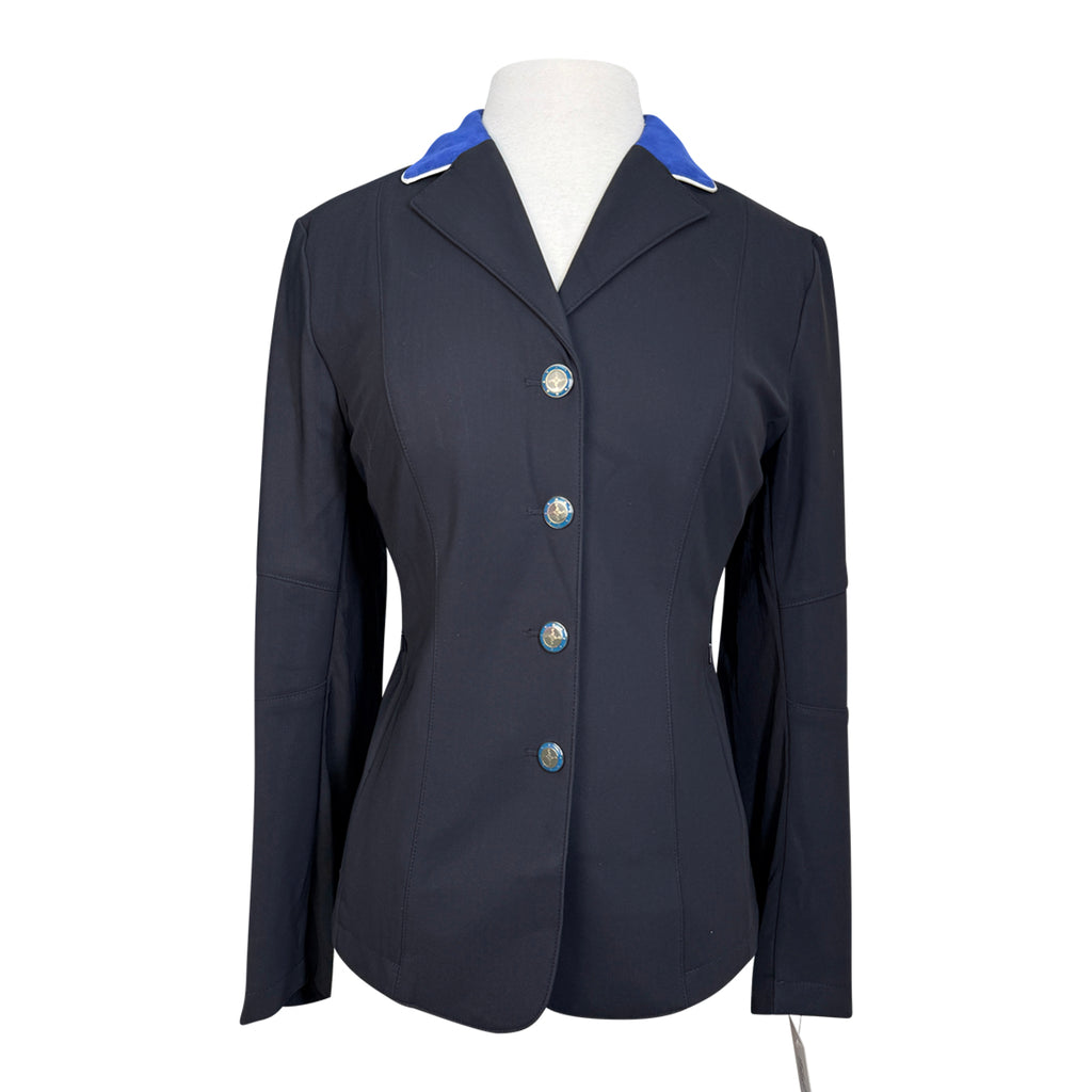Tredstep 'Solo Vision' Coat in Black/Cobalt 