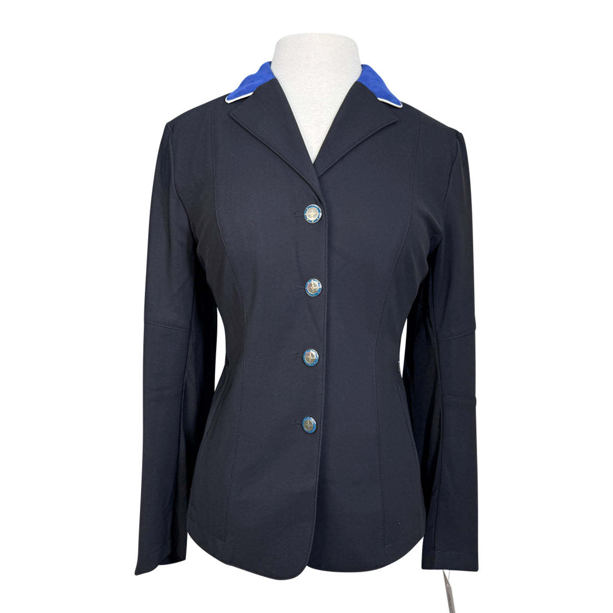 Tredstep 'Solo Vision' Coat in Black/Cobalt 