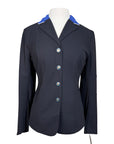 Tredstep 'Solo Vision' Coat in Black/Cobalt 
