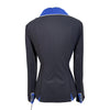 Tredstep 'Solo Vision' Coat in Black/Cobalt 
